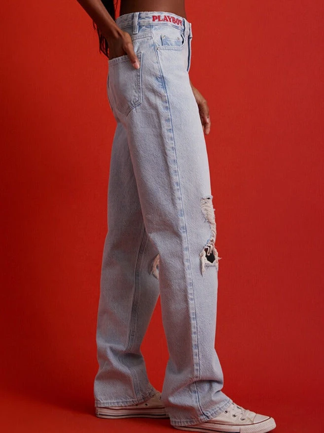 Women's Cloud Nine Boyfriend Denim Pants 7 Women's Cloud Nine Boyfriend Denim Pants - Image 7