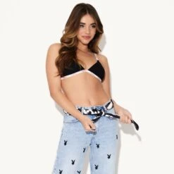 Bunny Every Way Scarf Black -Online Clothing Store 22 542358 6918856048737 BUNNY EVERY WAY SCARF BLACK BELT 2571