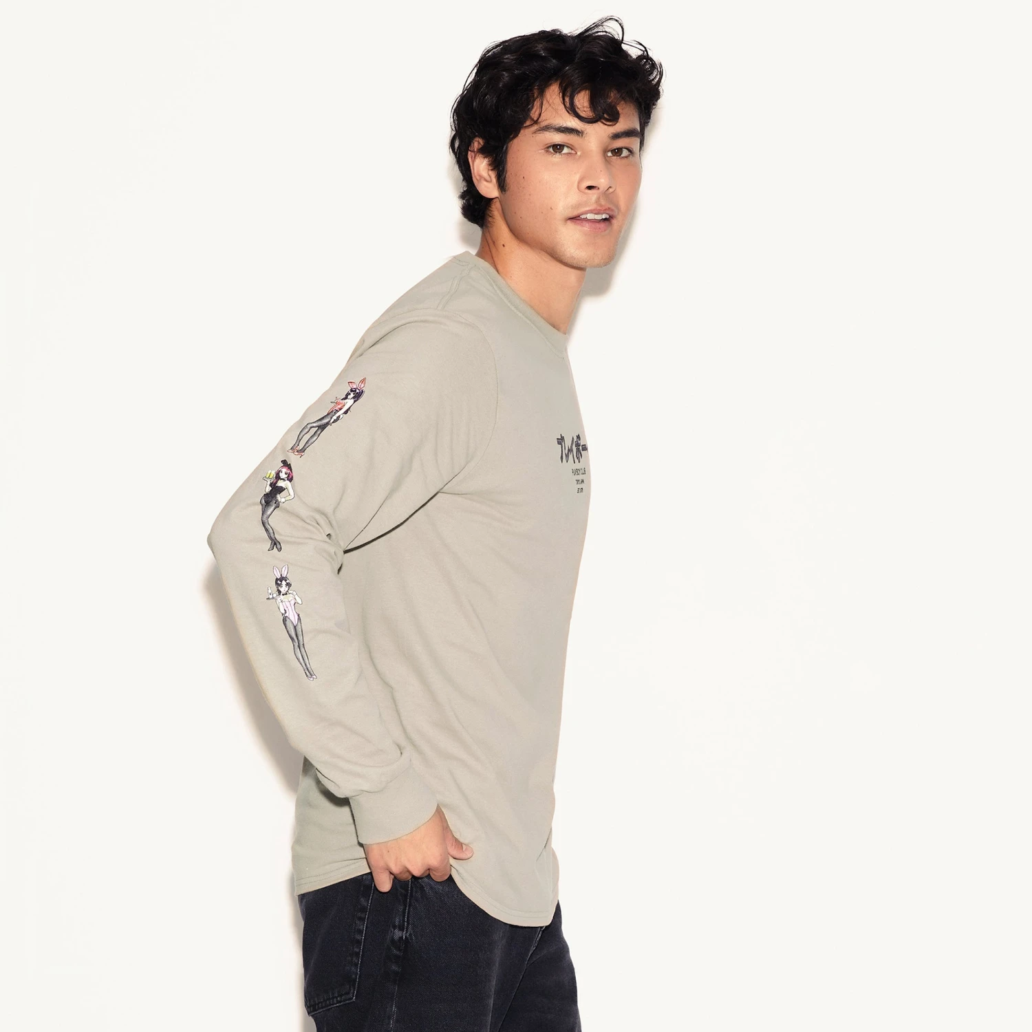 Tokyo Club Bunny Long Sleeve Sand 4 Tokyo Club Bunny Long Sleeve Sand - Image 4