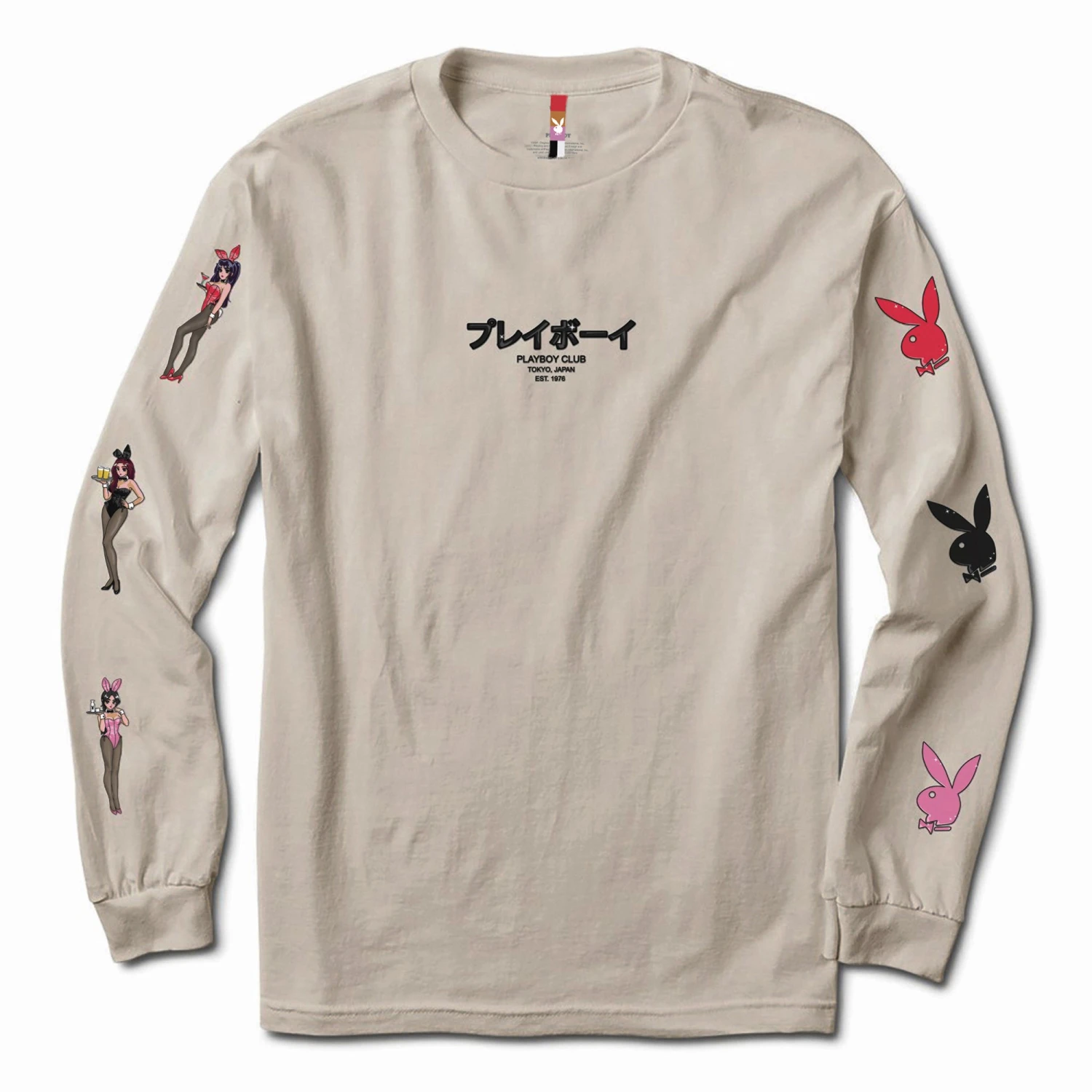 Tokyo Club Bunny Long Sleeve Sand 1 Tokyo Club Bunny Long Sleeve Sand