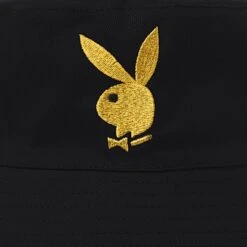 Playboy X Lids Year Of The Rabbit Bucket Hat -Online Clothing Store 6894269759585 540351 YOTR REVERSIBLE BUCKET HAT BLACK 3