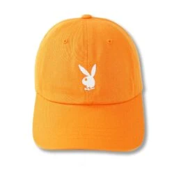 Adjustable Rabbit Head Logo Hat 22 Adjustable Rabbit Head Logo Hat -Online Clothing Store AdjustableRabbitHeadLogoHatOrange