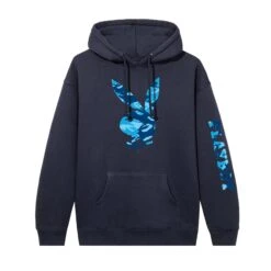 Hare Camo Hoodie -Online Clothing Store HARECAMOBLUENAVY