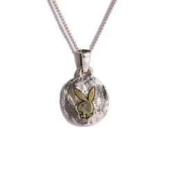 Rabbit Head Coin Pendant Necklace