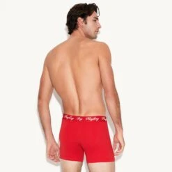 The Basics Men's Boxer Brief Red -Online Clothing Store M7 537607 6861460373601 BASICS MENS BOXER BRIEF RED 0887