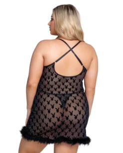 PLAYBOY BUNNY NOIR CHEMISE -Online Clothing Store PBLI105Q Back 600x 16b6e6e3 82f3 462a 8a4e 5f917b56845c