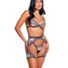 PLAYBOY BUNNY KISS 3-PIECE CHAPS SET