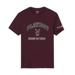 Men's Heads Or Tails T-Shirt -Online Clothing Store PB MENS HEADS OR TAILS SHIRT MAROON 001