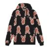 Men's Repeating Rabbit Head Logo Hoodie