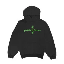 Women's Playboy Forever Hoodie 15 Women's Playboy Forever Hoodie -Online Clothing Store PLAYBOY PACSUN BLACK HOODIE WITH COLD SHOULDER GREEN DETAIL 01 e6bf64d3 36c4 49c6 9e7c 3762b978e4bf