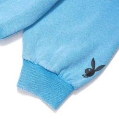 Women's Playboy Forever Hoodie 13 Women's Playboy Forever Hoodie -Online Clothing Store PLAYBOY PACSUN BLUE COLD SHOULDER SWEATSHIRT ORANGE DETAIL 05 db29d663 ca01 43af af27 5af43bb71224