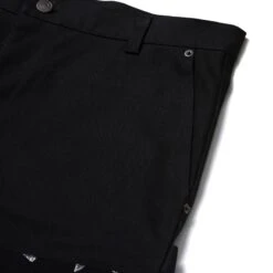 Playboy X HUF VVS Rabbit Head Pant -Online Clothing Store PLAYBOY VVS DOUBLE KNEE PANT BLACK PT00249 BLACK 02