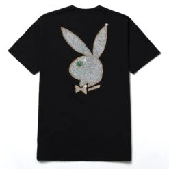 Playboy X HUF Rabbit Head T-Shirt -Online Clothing Store PLAYBOY VVS LOGO S S TEE BLACK TS01782 BLACK 02 e59f983a 431d 444f a7ff 70169d052d86