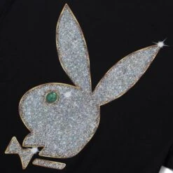 Playboy X HUF Rabbit Head T-Shirt -Online Clothing Store PLAYBOY VVS LOGO S S TEE BLACK TS01782 BLACK 04 aa2ab8bc fb67 4d51 9f09 eb0be0a90d50
