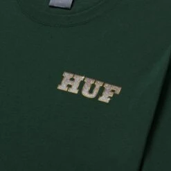 Playboy X HUF Rabbit Head T-Shirt -Online Clothing Store PLAYBOY VVS LOGO S S TEE FOREST GREEN TS01782 FOGRN 03 b1438b39 c188 4c11 80a1 59f5e76ac7ea