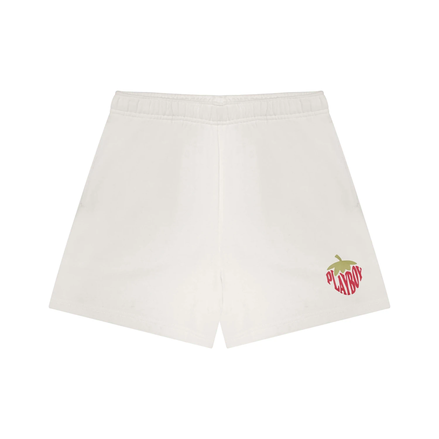 Women's Strawberry Love Boyfriend Sweatshort 1 Women's Strawberry Love Boyfriend Sweatshort