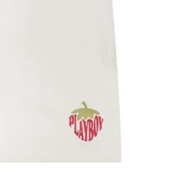 Women's Strawberry Love Boyfriend Sweatshort 5 Women's Strawberry Love Boyfriend Sweatshort -Online Clothing Store PLAYBOYPBSTRAWBERRYLOVEBFSWEATSHORT3