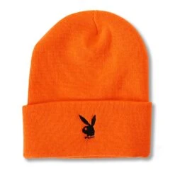 Rabbit Head Cuffed Knit Beanie -Online Clothing Store PLAYBOY BEANIE 4A