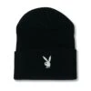 Rabbit Head Cuffed Knit Beanie
