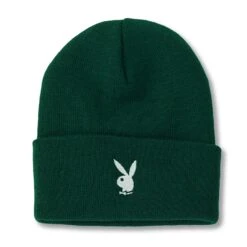 Rabbit Head Cuffed Knit Beanie -Online Clothing Store PLAYBOY BEANIE 6A