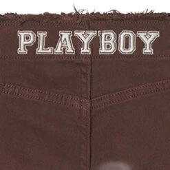 Women's Low Rise Bootcut Denim Pants -Online Clothing Store PLAYBOY PBLOWRISEBOOT BROWN 031