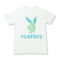 Playboy Static Bunny White Tee