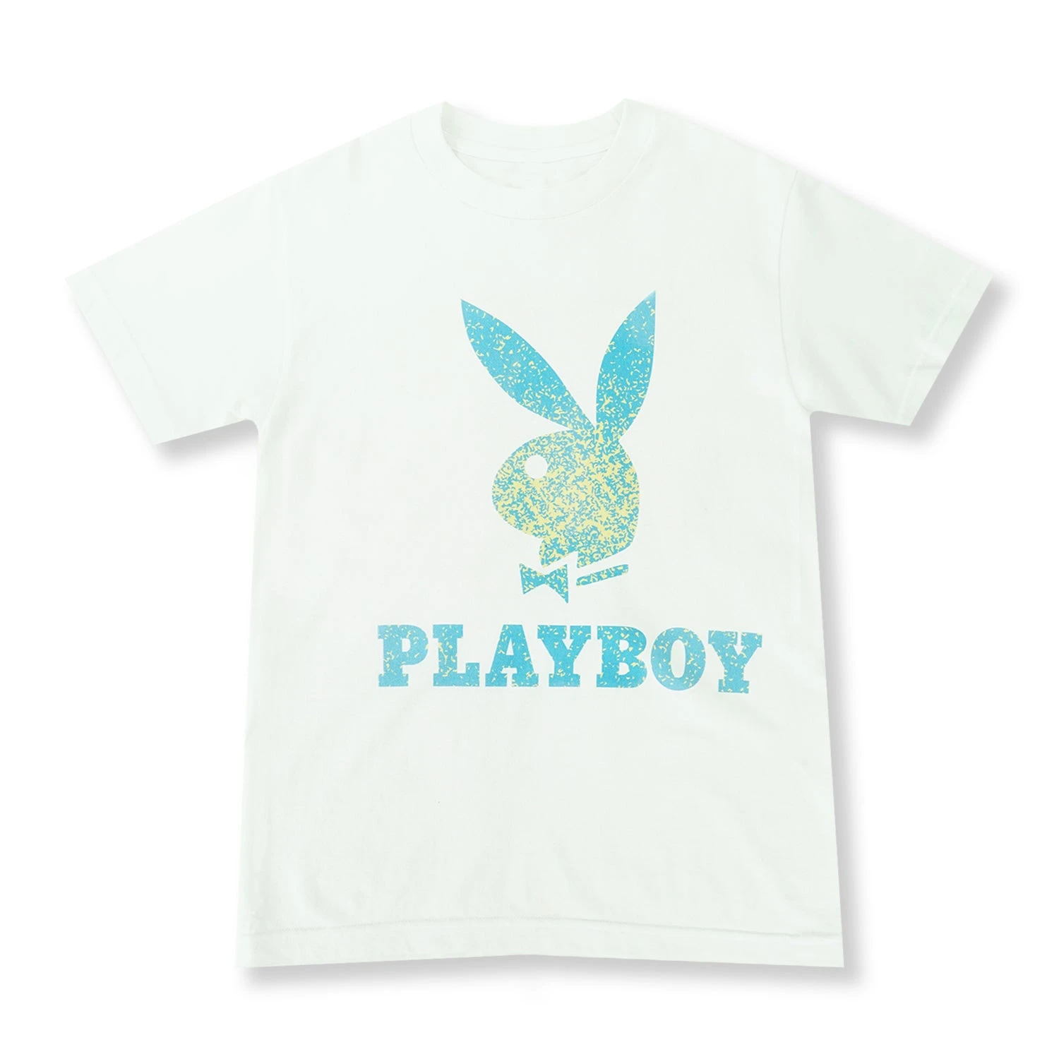 Playboy Static Bunny White Tee 1 Playboy Static Bunny White Tee