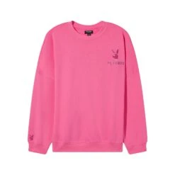 Women's Classic Crewneck -Online Clothing Store Playboy Classic CrewAzaleapink 01 1 1