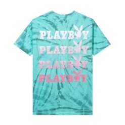 Repeating Masthead Tie-Dye T-Shirt 12 Repeating Masthead Tie-Dye T-Shirt -Online Clothing Store Playboy Repeating Masthead T Shirt Green 02 8fd096a3 b0f9 4b36 9a6c c50ab173adfe