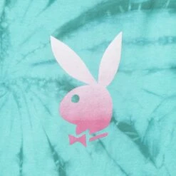 Repeating Masthead Tie-Dye T-Shirt 15 Repeating Masthead Tie-Dye T-Shirt -Online Clothing Store Playboy Repeating Masthead T Shirt Green 03