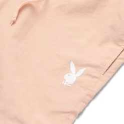 Men's Backstage Nylon Shorts 9 Men's Backstage Nylon Shorts -Online Clothing Store Playboy Backstage Nylon Short PinkSand 003