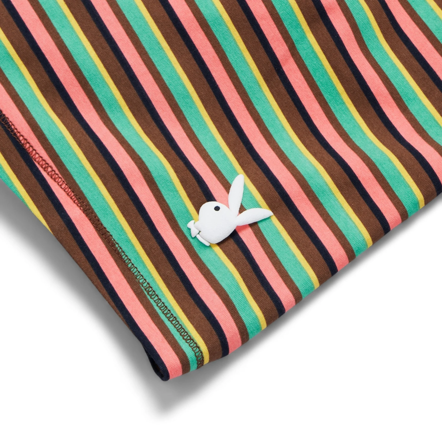 Women's Striped Biker Shorts 2 Women's Striped Biker Shorts - Image 2