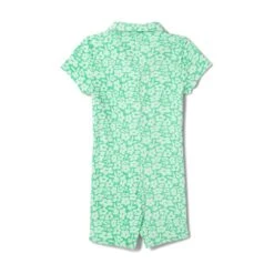 Women's Camper Terry Romper -Online Clothing Store Playboy Camper Terry Playsuit Green 02