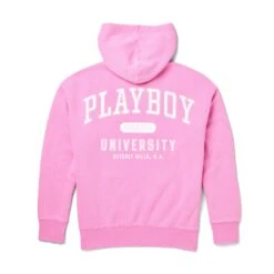 Women's Playboy University Zip Up Hoodie -Online Clothing Store Playboy Crest Full Zip Jacket SuperPink 02 f0155d0d 1b67 4036 a40c 86e3e284acc3