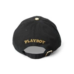 Playboy X Lids Dad Hat 5 Playboy X Lids Dad Hat -Online Clothing Store Playboy Dad Hat Black Gold 002