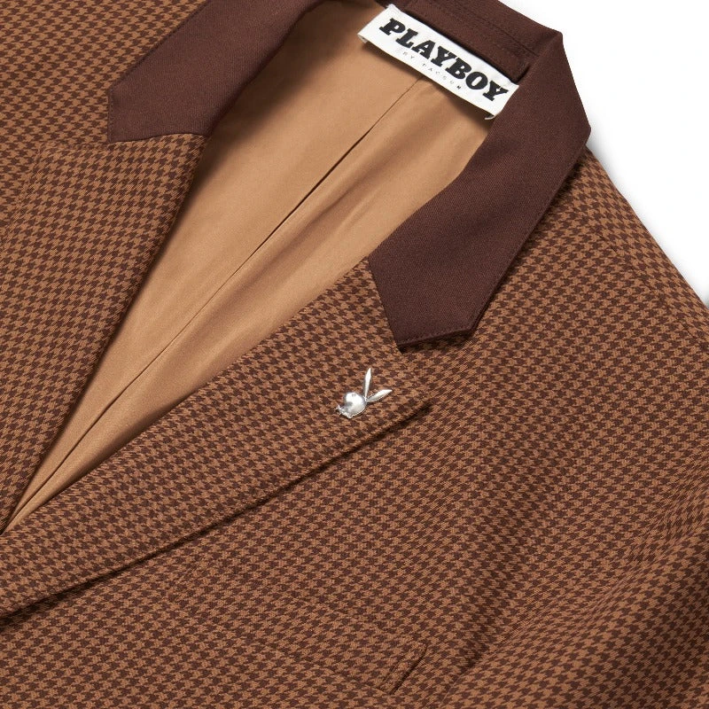 Men's Houndstooth Blazer 2 Men's Houndstooth Blazer - Image 2