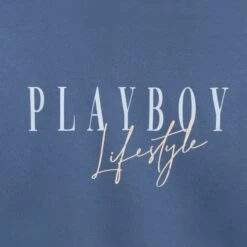 Lifestyle Zip-Up Hoodie -Online Clothing Store Playboy Lifestyle Zip Through Hoodie Lt Blue 05 2d505c81 b9e3 4a9d a18c c31792f3237d