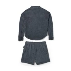 Women's Lounge Oversized Shirt And Short Set -Online Clothing Store Playboy Lounge Toweling Set Grey 02 92b7d697 0c4c 4318 8dbb 3148ed6182af
