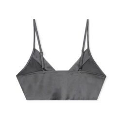 Women's Lounge Satin Cami & Short Set - Grey -Online Clothing Store Playboy MG Lounge Satin Cami Short Set Grey 02