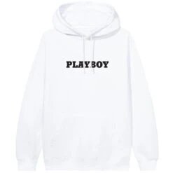 Masthead Hoodie -Online Clothing Store Playboy Masthead Men Hoodie White
