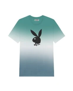 Men's Rabbit Head Ombre T-Shirt -Online Clothing Store Playboy RisingGradient Tee Blue 02 4d510bd5 cca0 4277 90b0 7d0c74a5146e