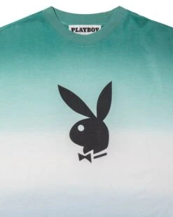 Men's Rabbit Head Ombre T-Shirt -Online Clothing Store Playboy RisingGradient Tee Blue 03 d9050719 92b9 4adc aefd cd2744491736