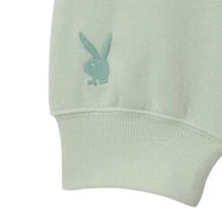 Women's Classic Crewneck -Online Clothing Store Playboy Womens Classic Crewneck Mint Green 04