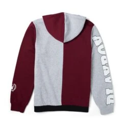 Women's Varsity Hoodie 16 Women's Varsity Hoodie -Online Clothing Store Playboy Womens Sweatshirt Burgundy 02