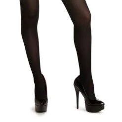 Bunny Suit Black Stiletto -Online Clothing Store Playboy shoes platform blk 1