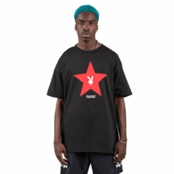 Playboy X Pleasures Connect T-Shirt Black -Online Clothing Store PlayboyxPleasuresConnectT ShirtBlack 2