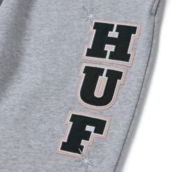 Playboy X HUF Rabbit Head Sweatpants -Online Clothing Store RABBIT HEAD FLEECE PANT GREY HEATHER PT00233 GYHTR 02