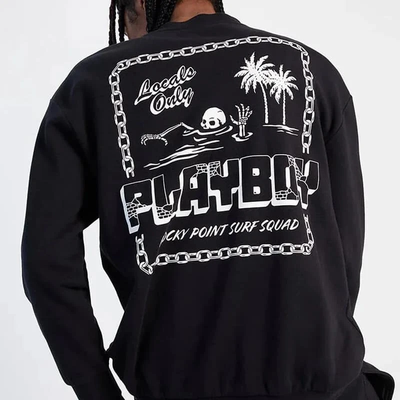 PB Rocky Point Crewneck Black 2 PB Rocky Point Crewneck Black - Image 2