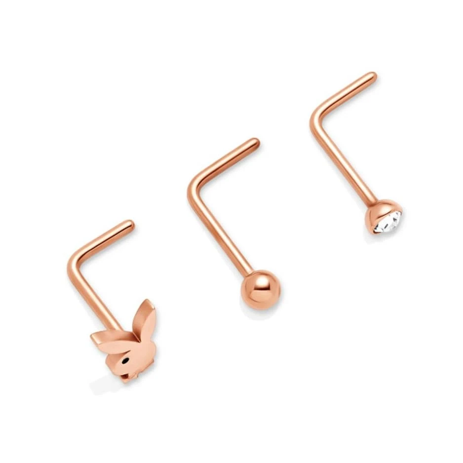 Bunny Nose Studs, 3 Pack 4 Bunny Nose Studs, 3 Pack - Image 4