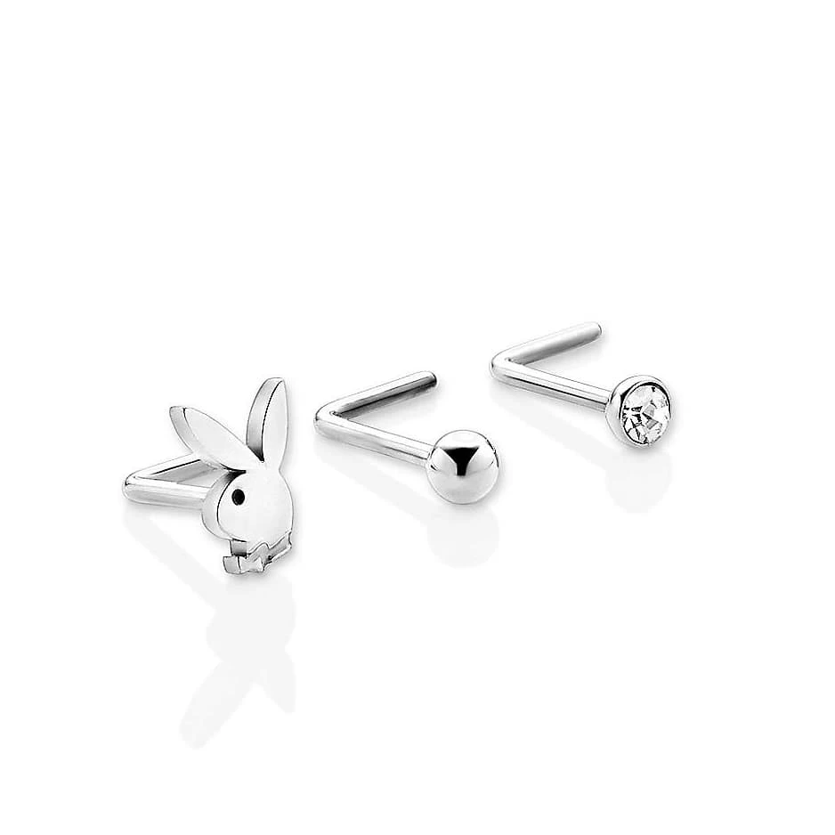 Bunny Nose Studs, 3 Pack 1 Bunny Nose Studs, 3 Pack